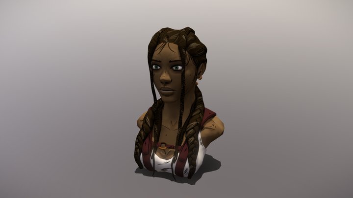 Steampunk Character | Head Bust 3D Model