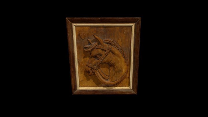 Wooden horse work 3D Model