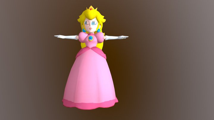 Mario Party 10 Model Peach 3D Model