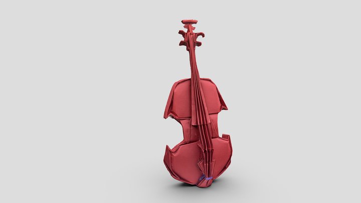 origami Violin 2.0 .    Gen Hagiwara. 3D Model