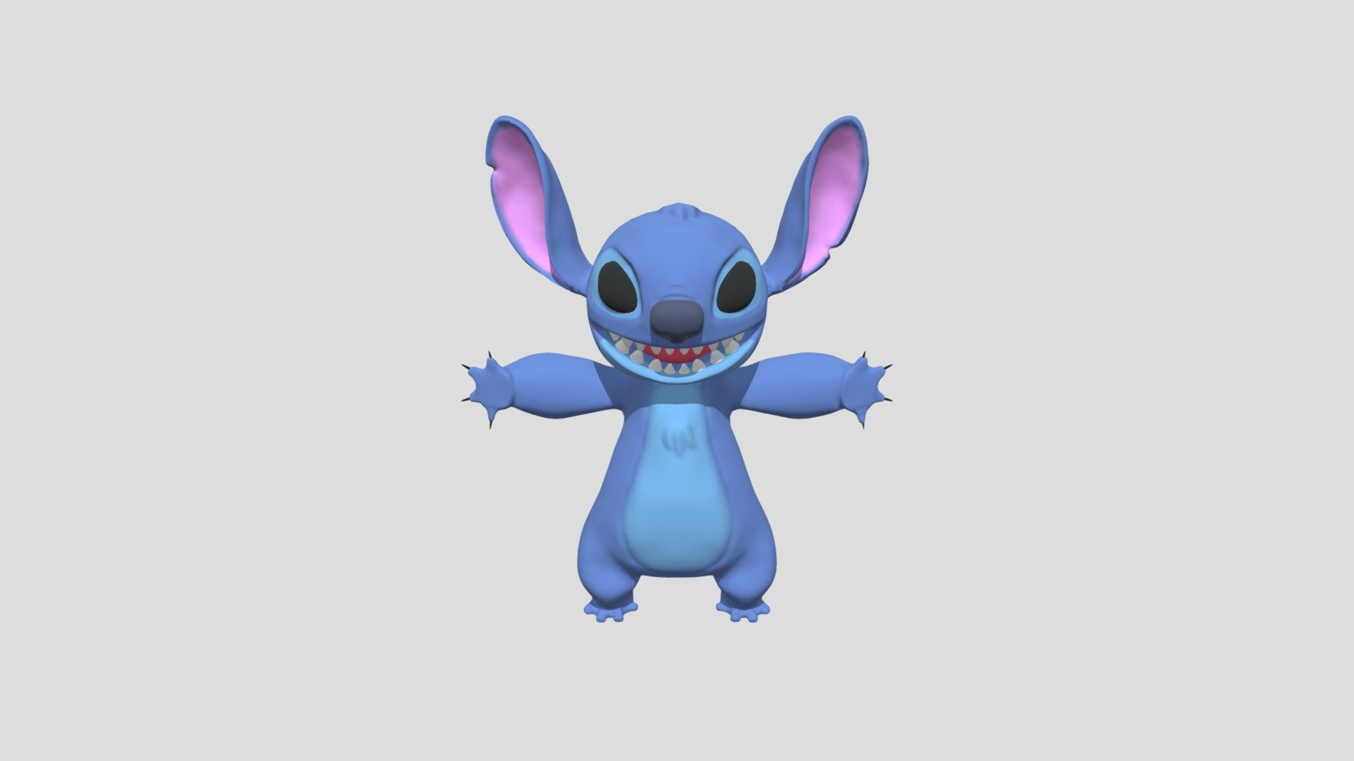 Stitch - 3D model by Gwen Berrehar (@b_gwen) [ee27399] - Sketchfab