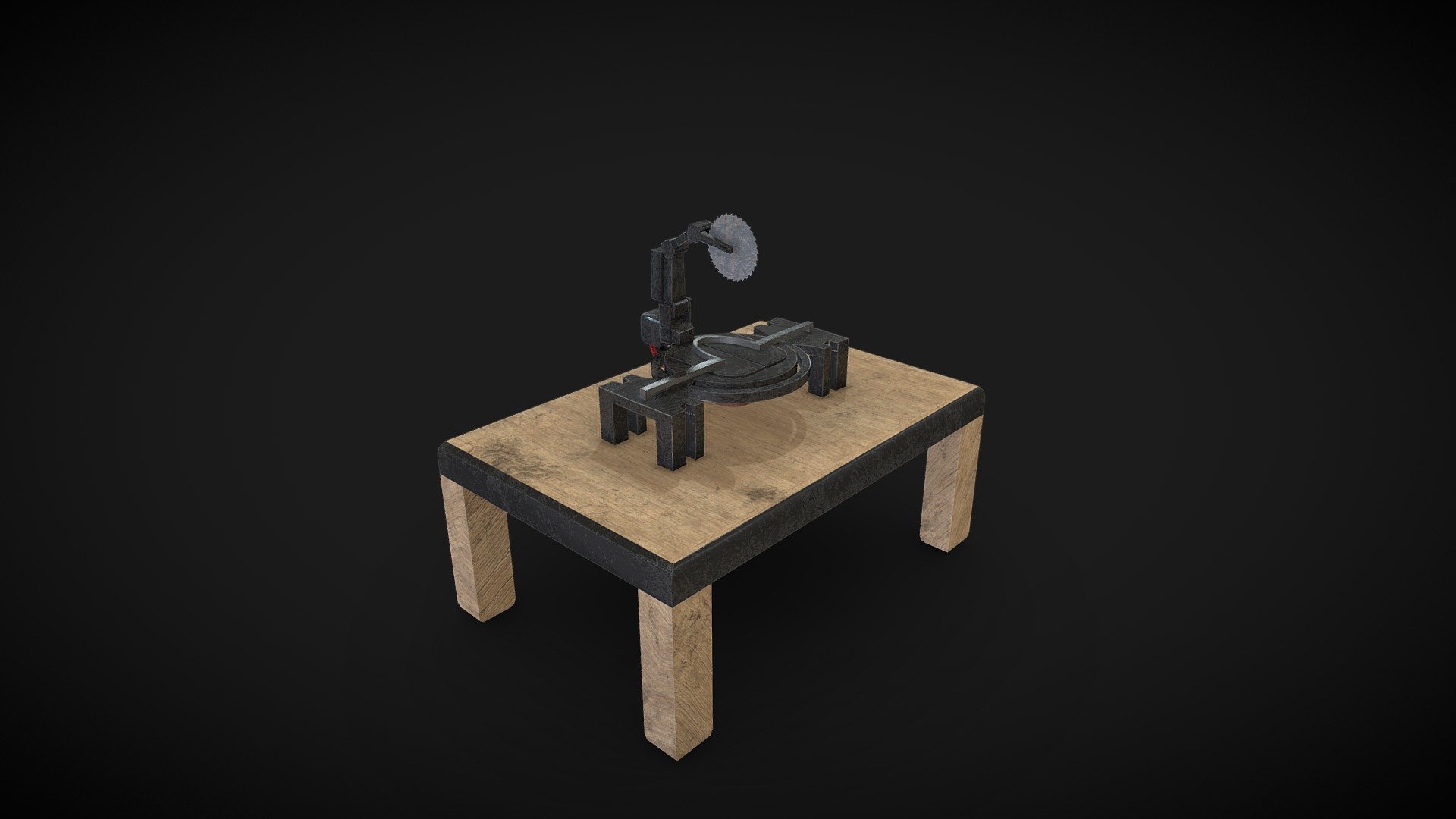 Miter Saw — Sketchfab embed 3D viewer