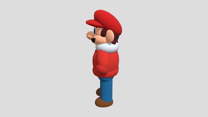 Mario (from sans multiversal battles) 3D Model