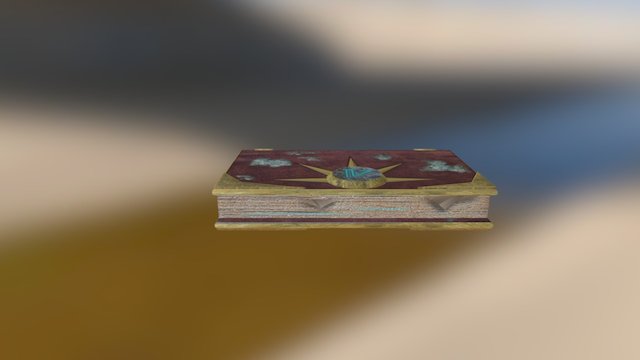 Spell Book 3D Model
