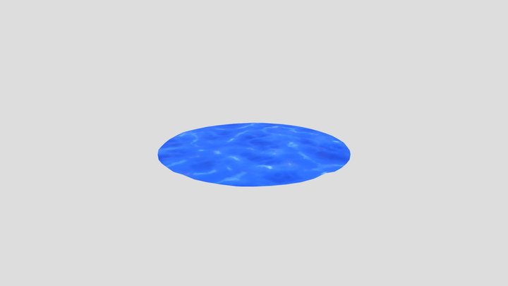 Water Sea Circle 3D Model