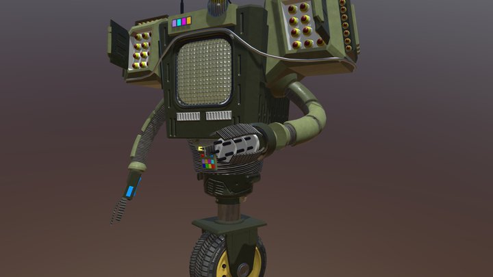 Fallout New Vegas Securitron 3D Model