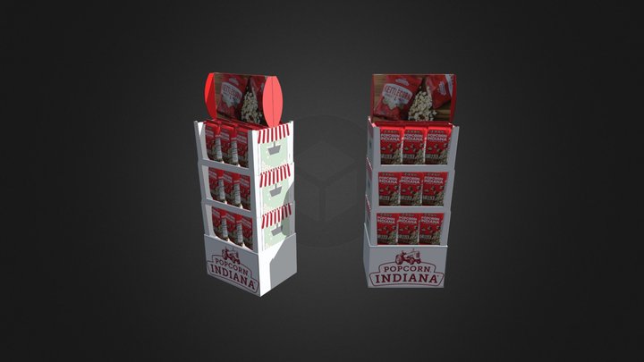 Popcorn Indiana Display V1 3D Model