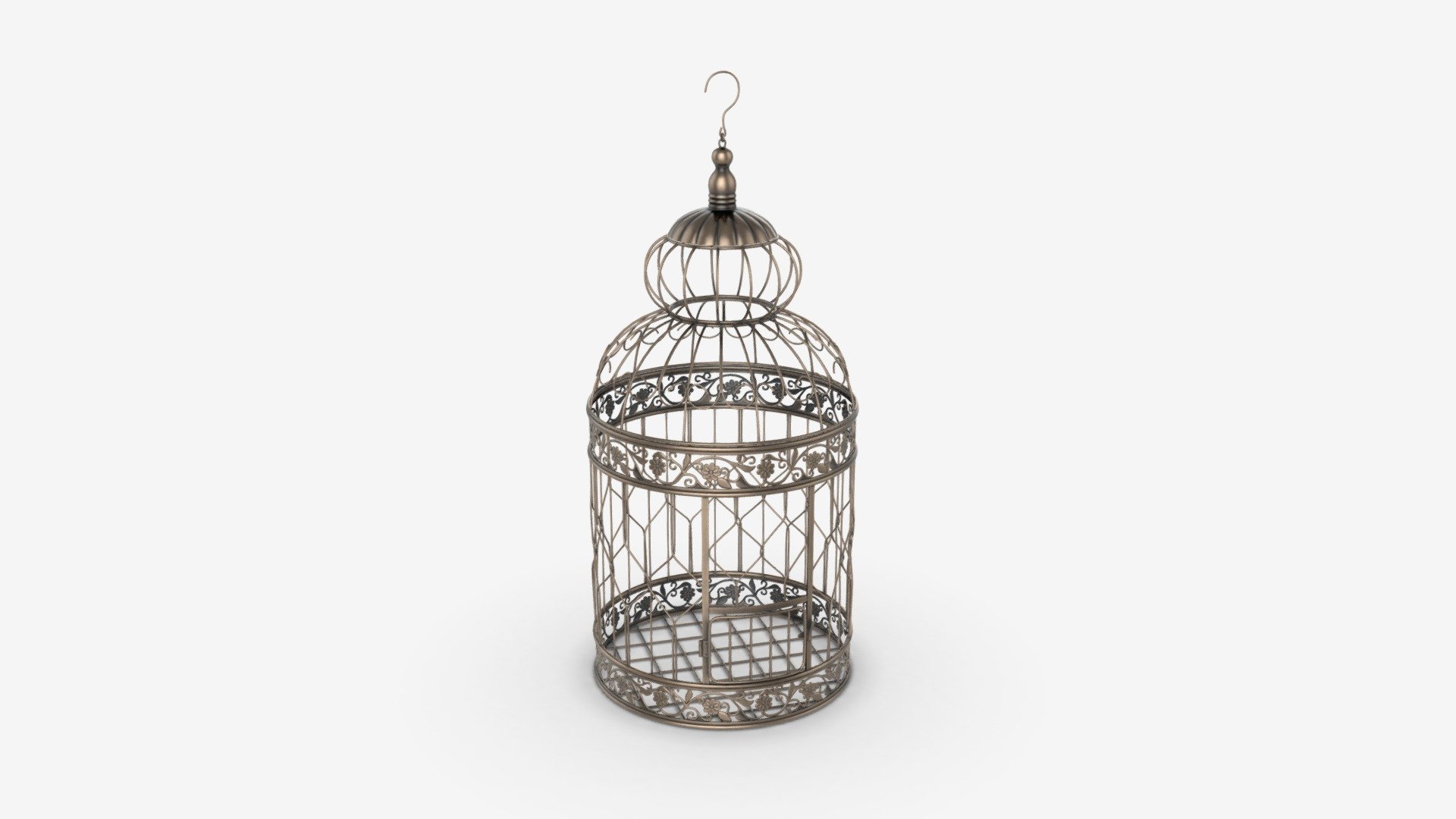 Victorian Style Bird Cage - Buy Royalty Free 3D model by HQ3DMOD