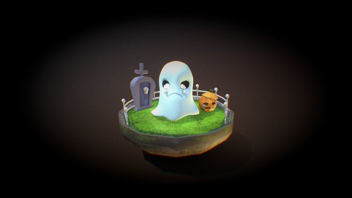 sad ghost 3D Model