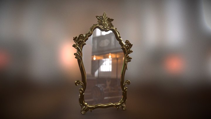 Mirror baroque 3D Model