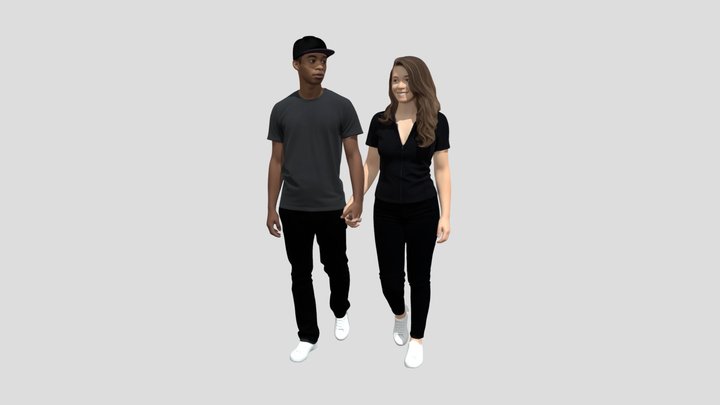 Hand in Hand – Kostenloses 3D-Modell STL
