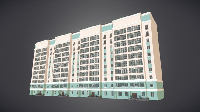 Housing estate 1 3D Model