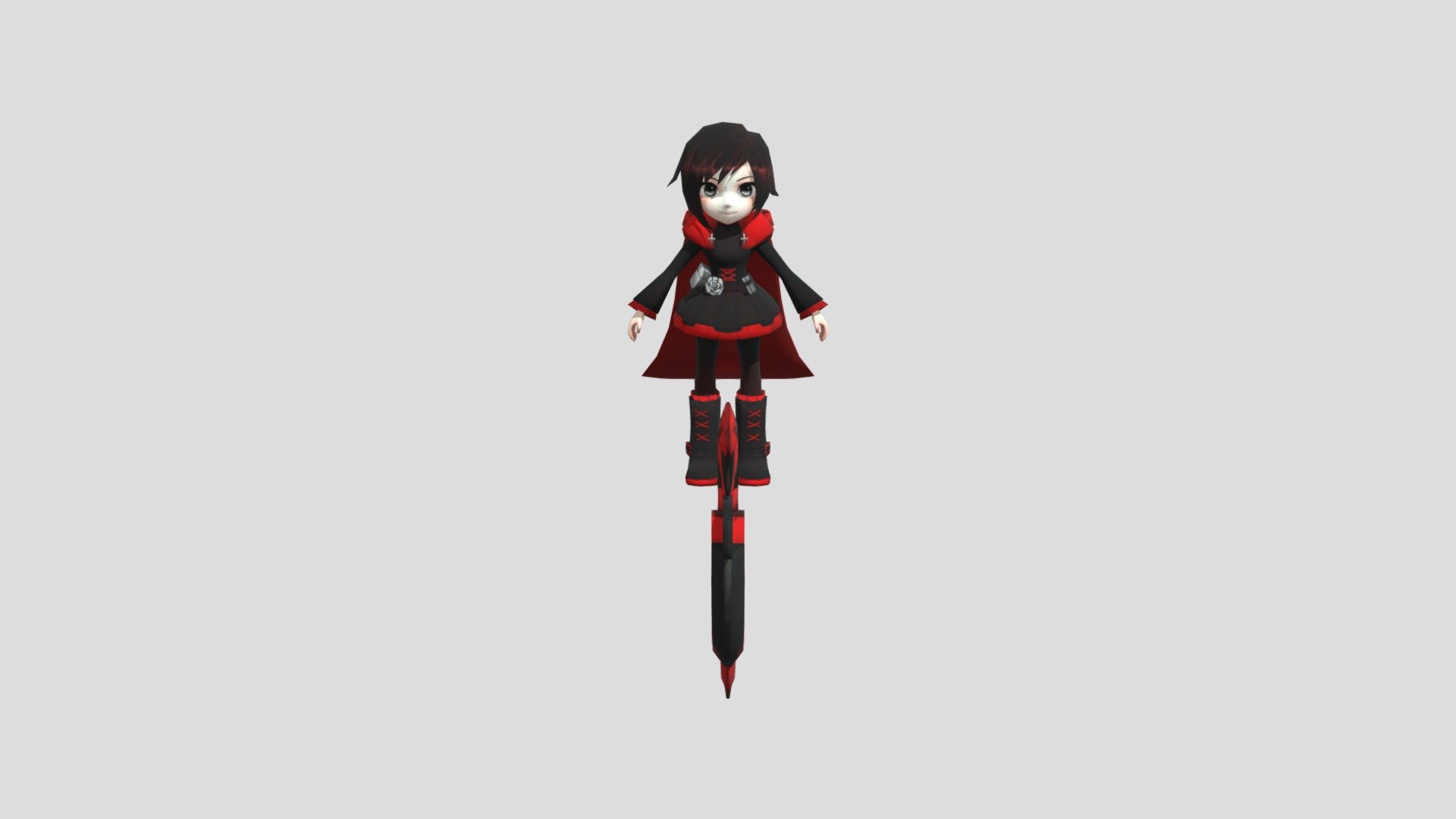 RWBY Amity Arena Ruby Rose Download Free 3D Model By PuddleChicken 