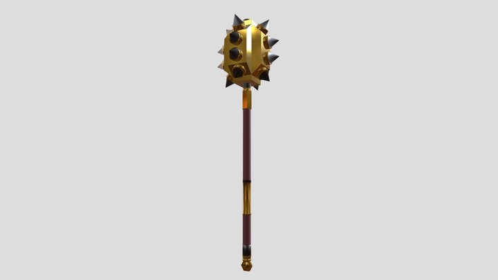 Warhammer 40K World Breaker Mace 3D Model