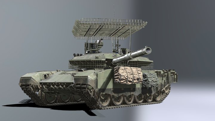 T-90M "Proryv" Ultra-High Fidelity 3D Model 3D Model