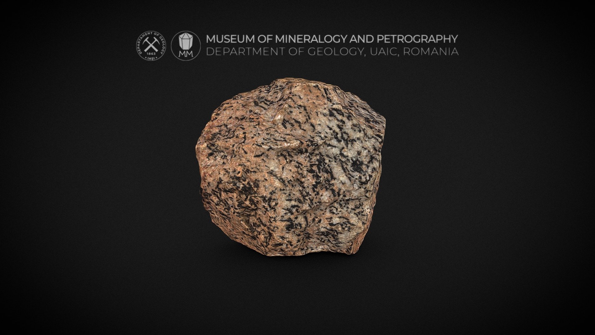 Alkali feldspar Syenite (igneous rock), Romania - 3D model by Museum of ...