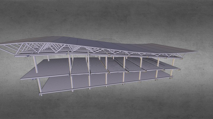 Structure du musée 3D Model