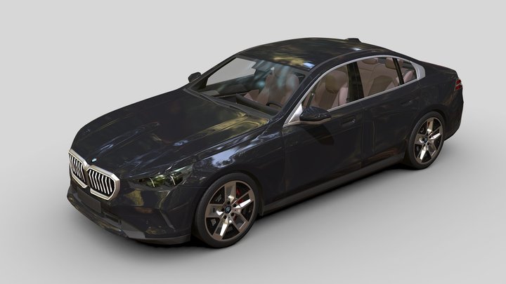 2024 BMW G60 3D Model