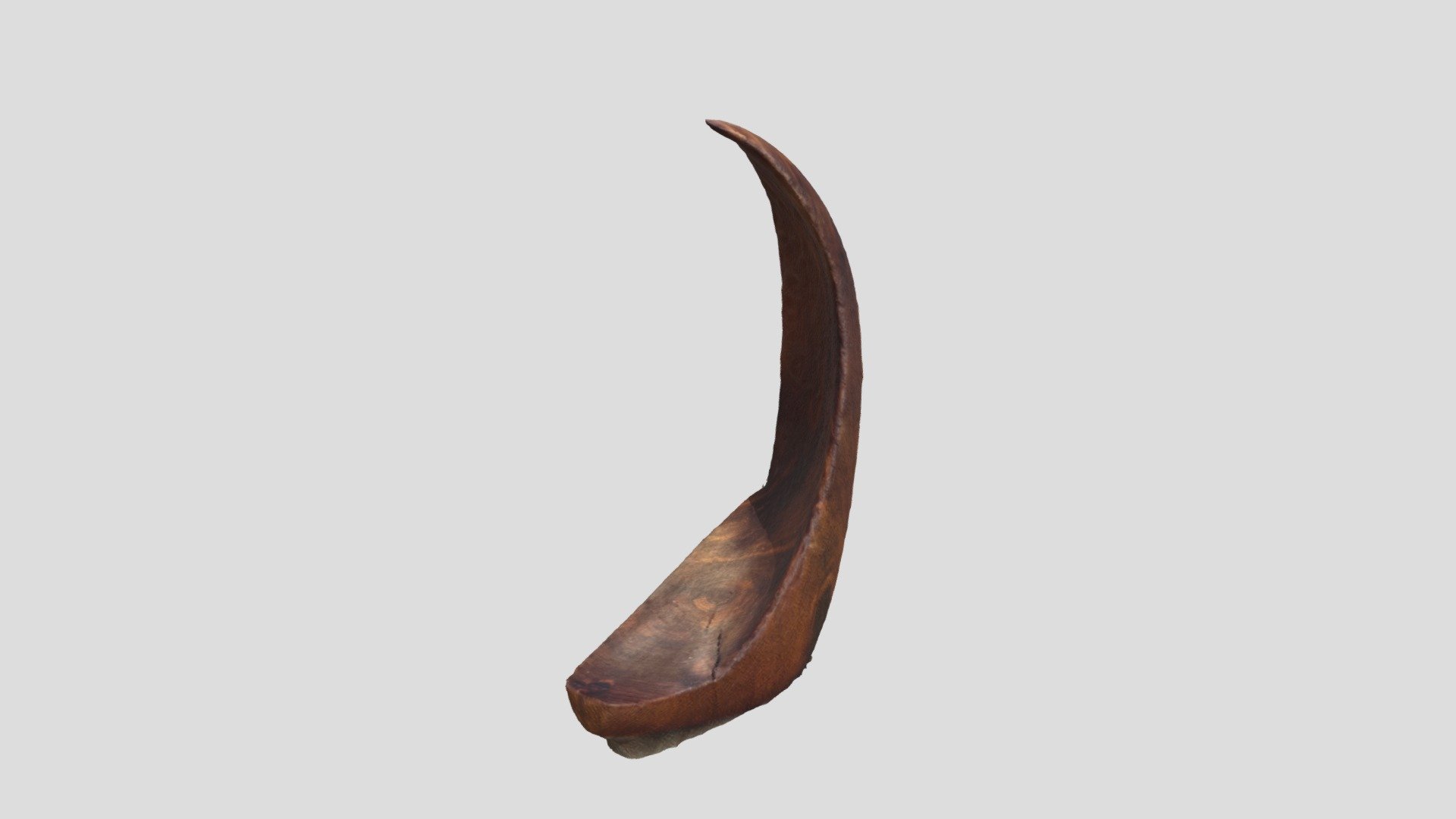 Sailboat wooden carving