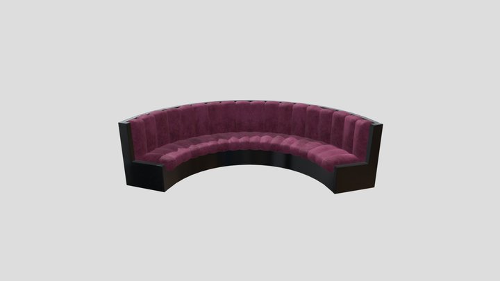 Bar Couch 3D Model