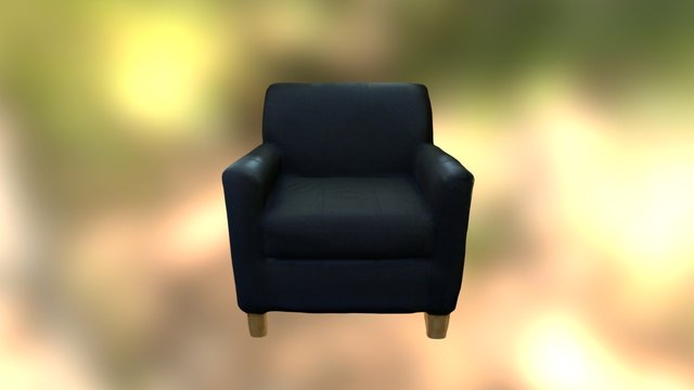 Leather Chair Scan 3D Model