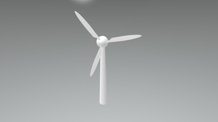 wind turbine 3D Model