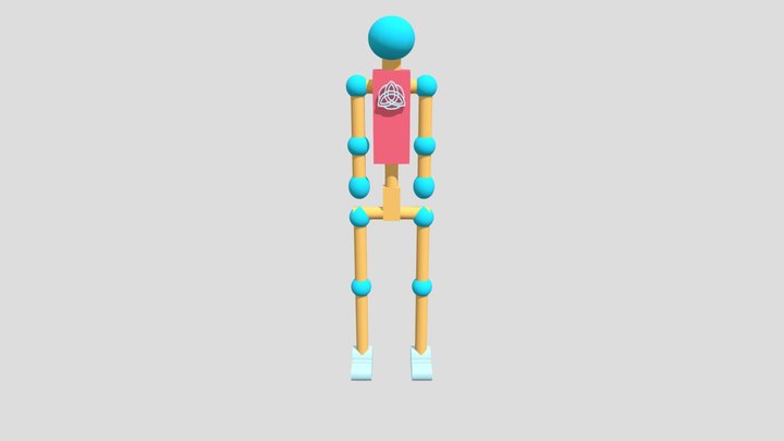 Robot Hip Hop Dance (1) 3D Model