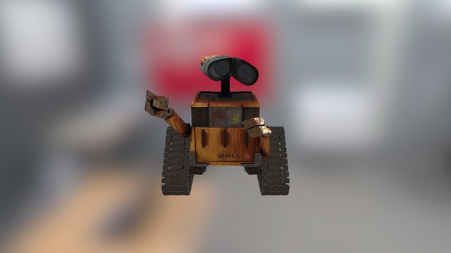 Wall - E 3D Model