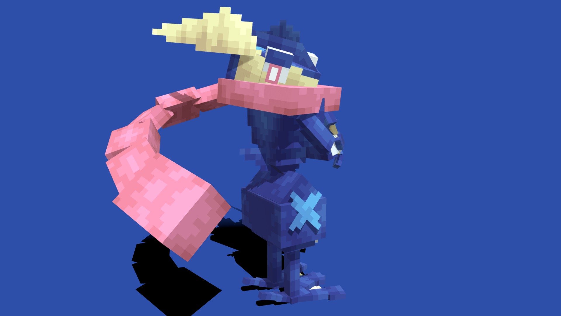 Greninja (cobblemon) - 3D model by genotypeXD [ee35471] - Sketchfab