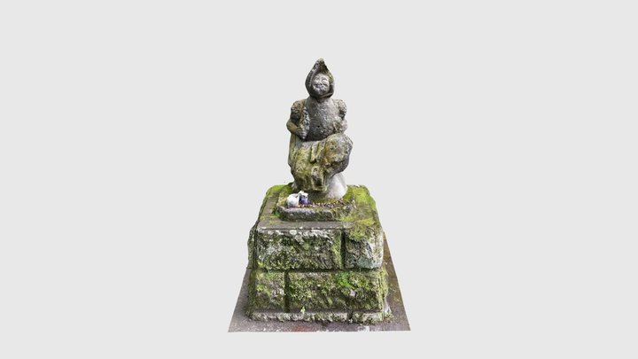 田の神舞像（鹿児島大学郡元キャンパス） 3D Model
