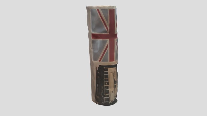 English wallpaper 3D Model
