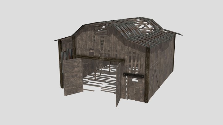 Abandoned Barn 3D Model