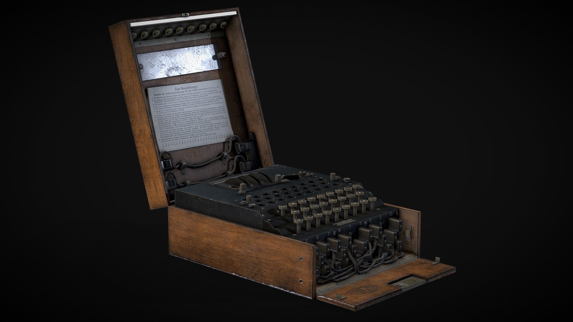 Enigma Machine - Buy Royalty Free 3D model by matoteus [ee3944f ...