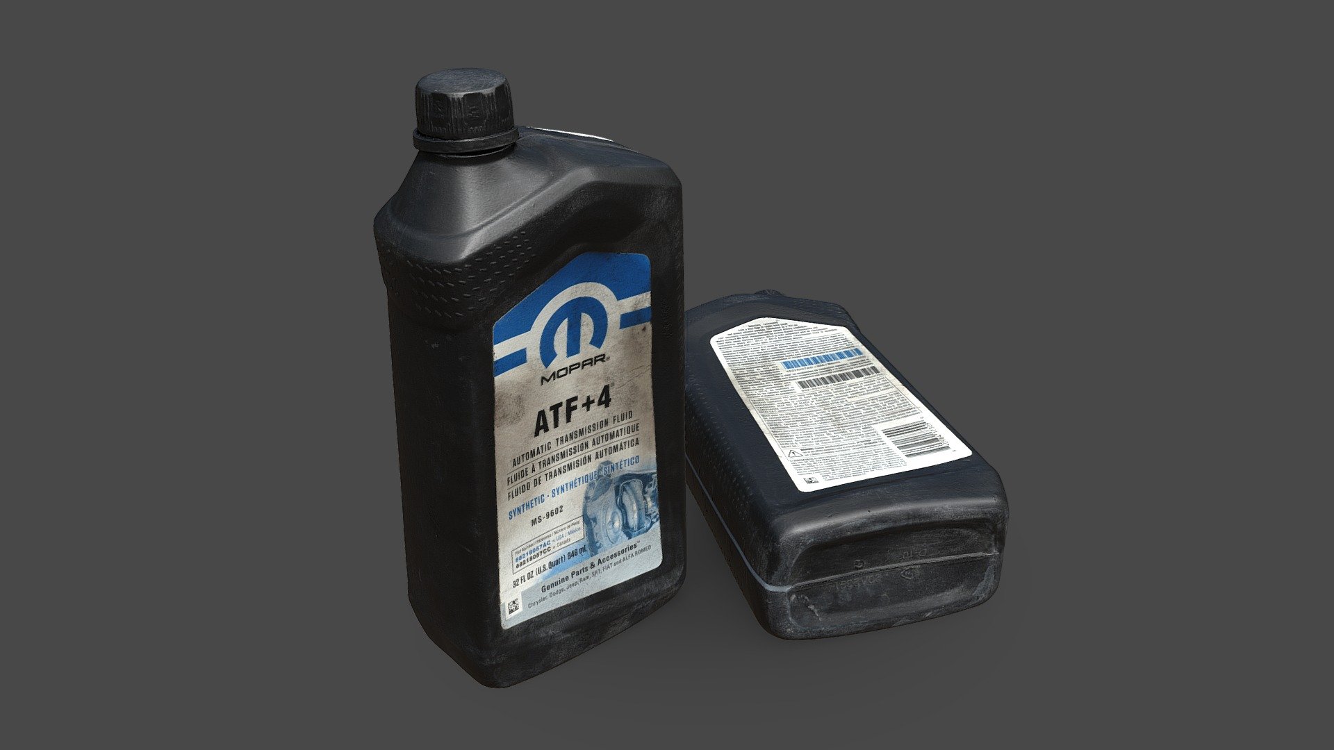 Transmission Fluid Bottle - 3D model by kanistra [ee3952b] - Sketchfab