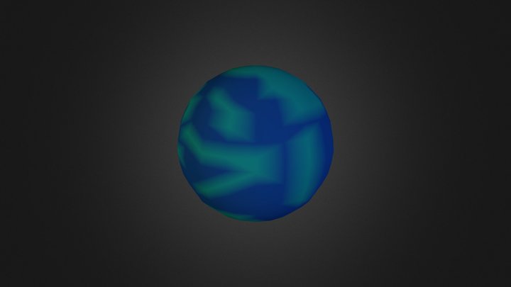 Vertex Colored Ball 3D Model