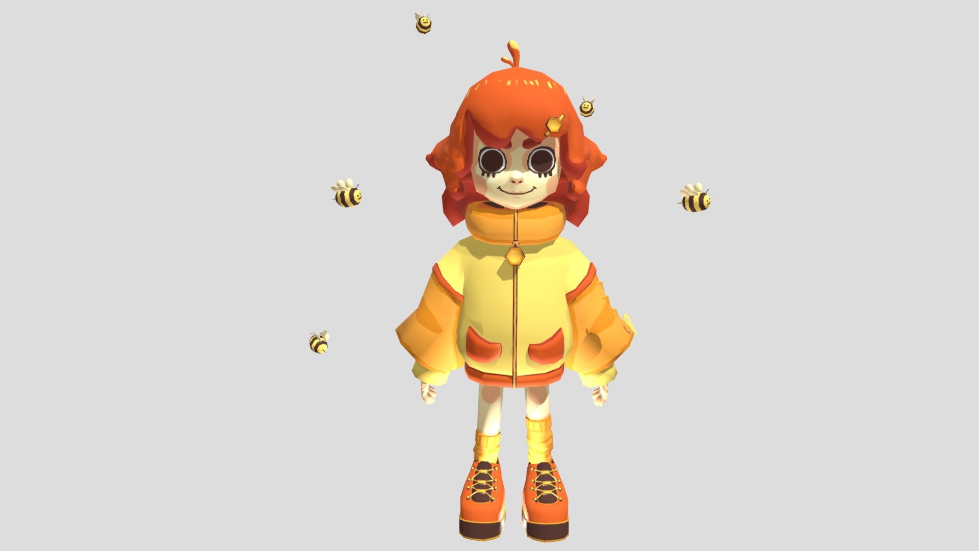 HONEY GIRL - 3D model by vilkaspilkas [ee3a794] - Sketchfab