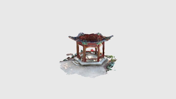 Chinese hut 3D Model