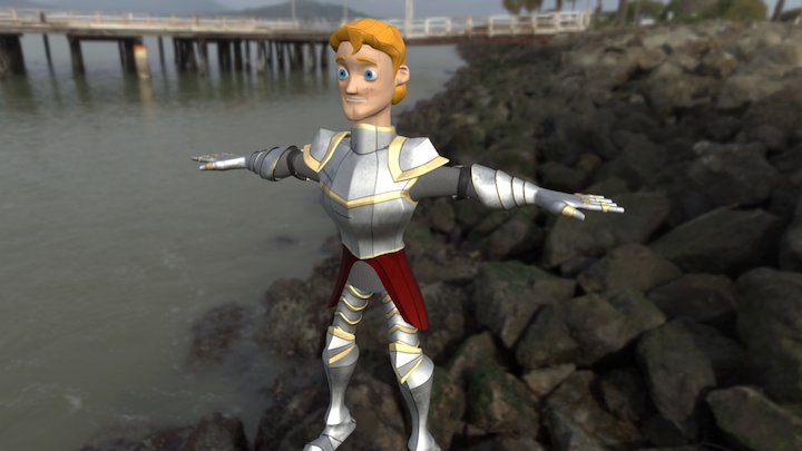 Ellis The Knight 3D Model