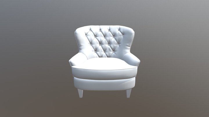 Cardiff Uph Chair Arm 3D Model