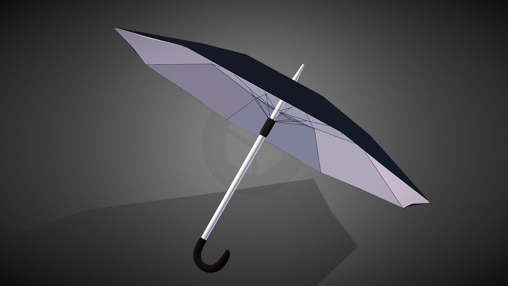 Black Vintage Umbrella