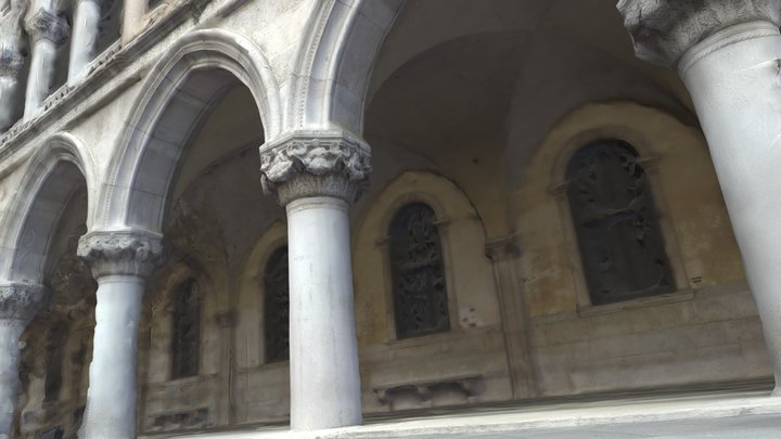 Doge's Palace Pillar 3D Model