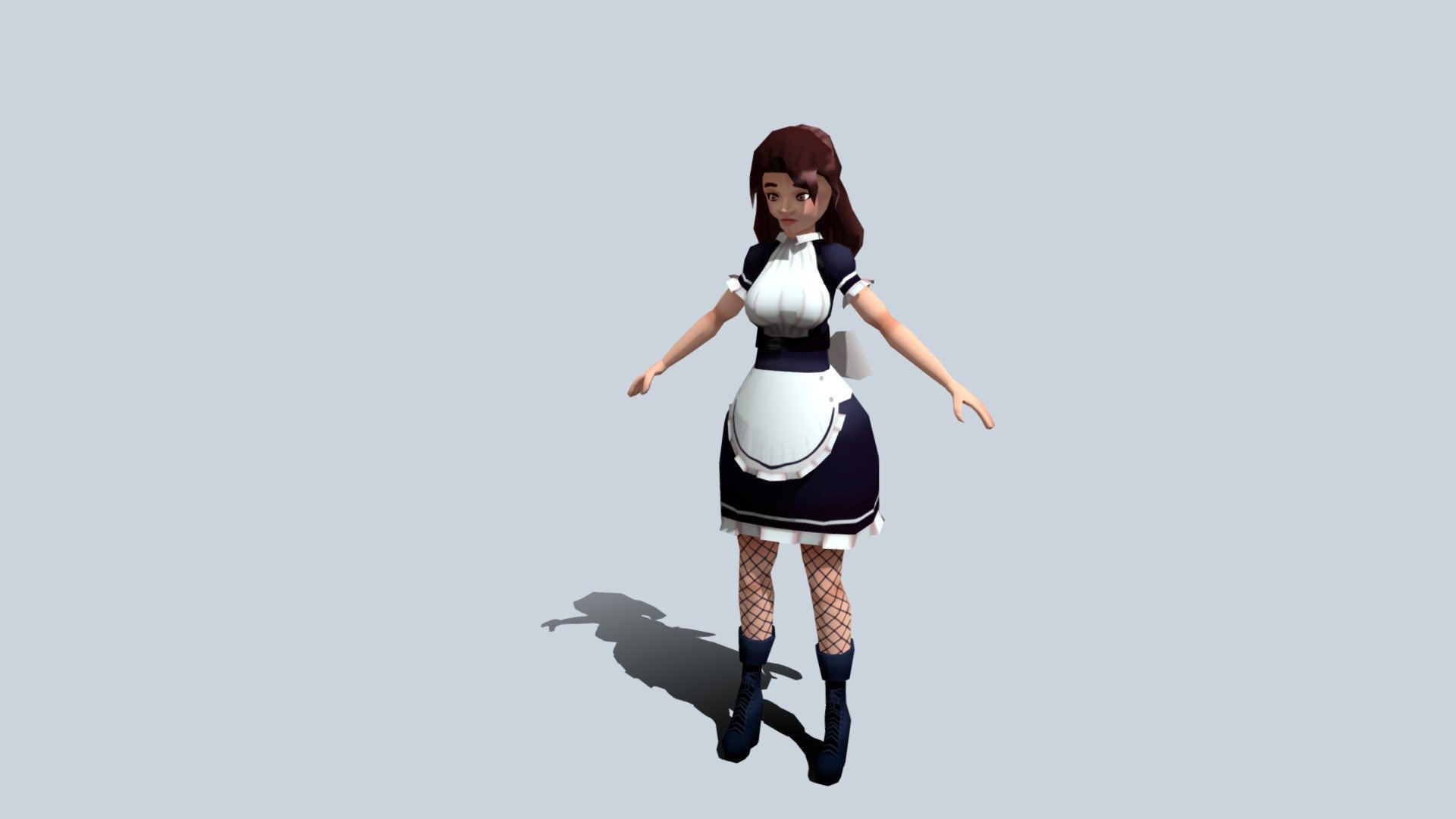 The Maid Character Model 3d Model By Mini Cooper [ee3dc1e] Sketchfab
