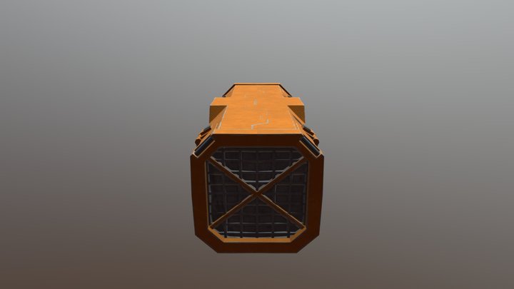 Crate 3D Model