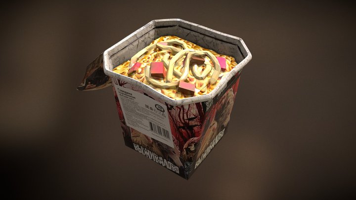 Quick noodles Goviadina Vizhivalova – Free 3D Model STL