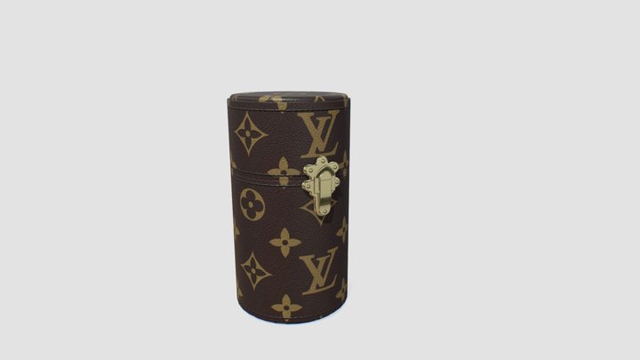 Louis Vuitton Travel Case Brown 3D Model