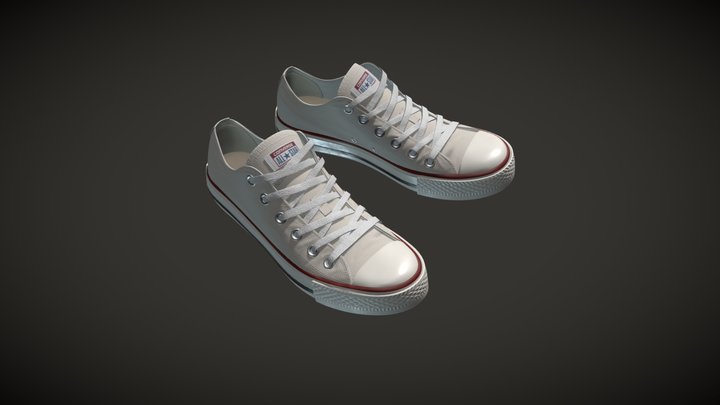Converse Shoes 3D Model