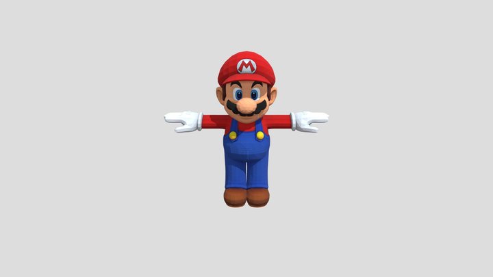 Mario rig 3D Model
