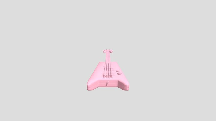 Montys Guitar 3D Model