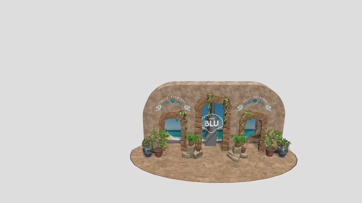 Photo Opportunity - BLU DRY GIN 3D Model