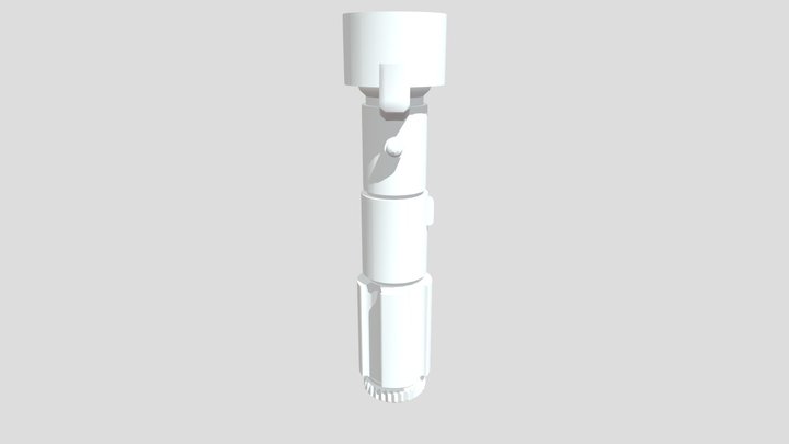 Lighsaber Yoda 3D Model